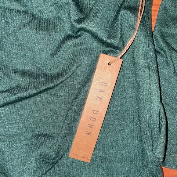 NWT Rae Dunn “Merry” Lightweight Sweatshirt - Picture 3 of 7